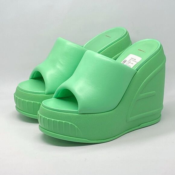 Fendi Leather Wedge Sandals size 38 - Picture 5 of 16